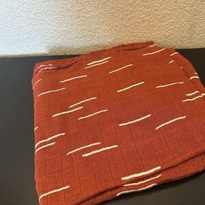Little Unicorn Bamboo Swaddle Baby Blanket‎ Brown Cream Unisex Large 48x46